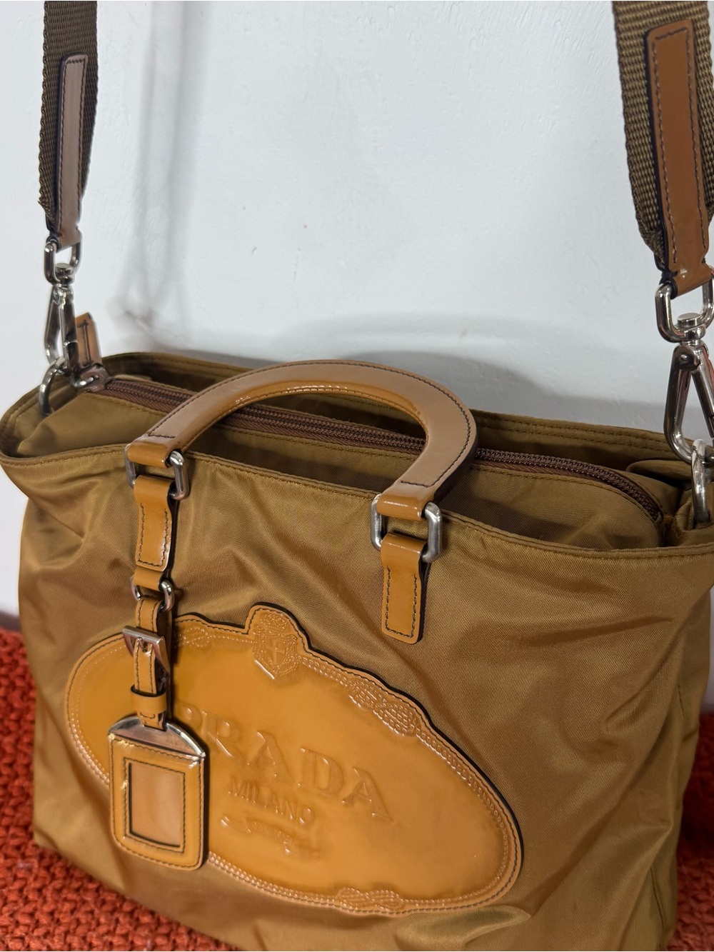 Prada Tessuto Nylon Top Handle Bag - Picture 3 of 14